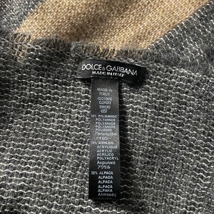 DOLCE&GABBANA low gauge knit scarf