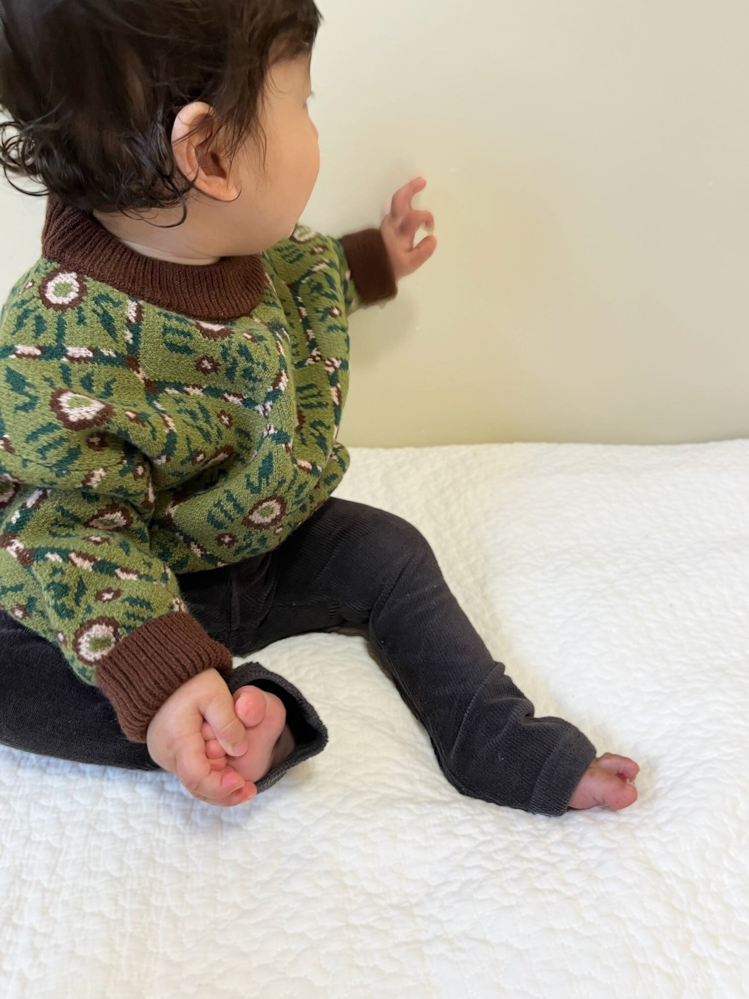 【 予約 】(90〜140) レトロなデザインで垢抜け!レトロニット - blue select