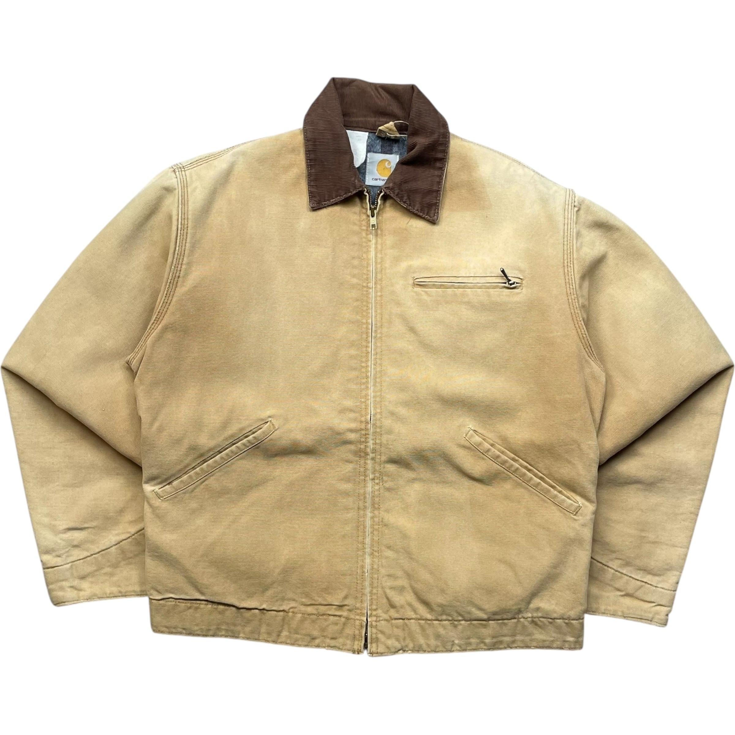 《M》 Carhartt カーハート デトロイトジャケット ワークジャケット ブラウン USA製 80年代 vintage no.8950