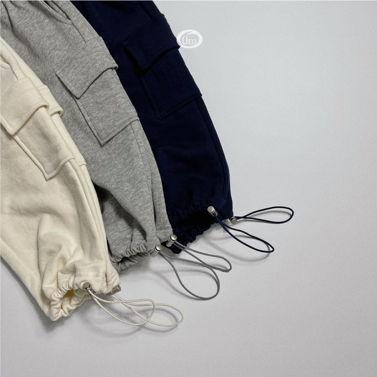 均一セール | ネイビー 130 【即納】u.eo|String Cargo Pants
