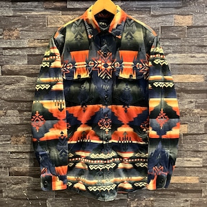 RALPH LAUREN NATIVE FLEECE LINING SHIRT