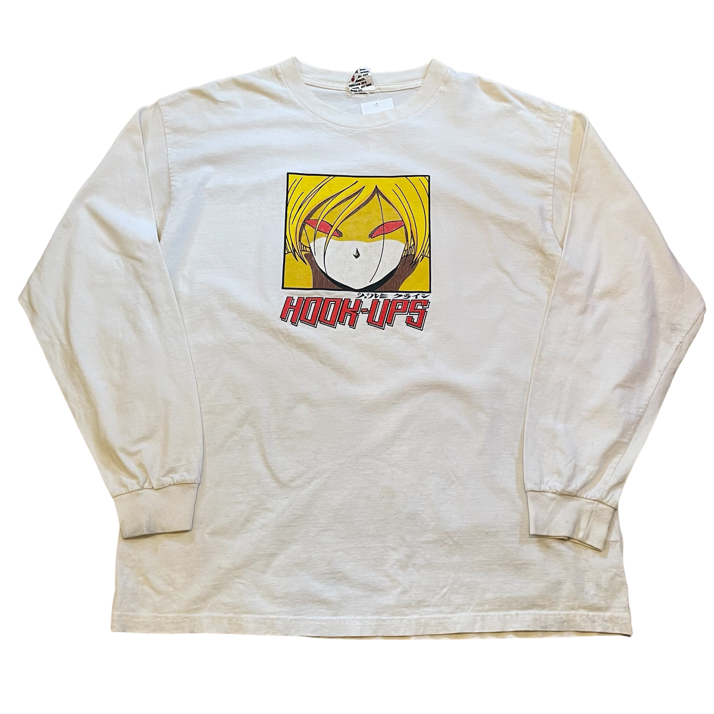 90s HOOK-UPS L/S T-shirt | What’z up powered by BASE