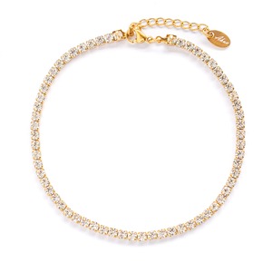 tennis anklet stainless steel ・3mm A02