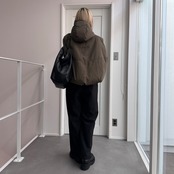 スラントウエストタックPT/ブラック