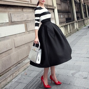 volume flare skirt（3color）<sk479>