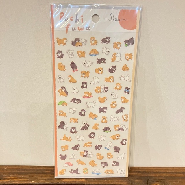 マインドウェイブ　Shibainu　81873　プチフワステッカーST01
