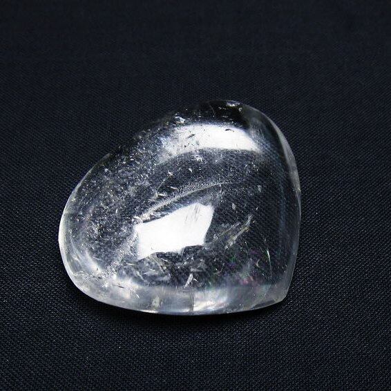 水晶 ハート置物 一点物 145-1522
