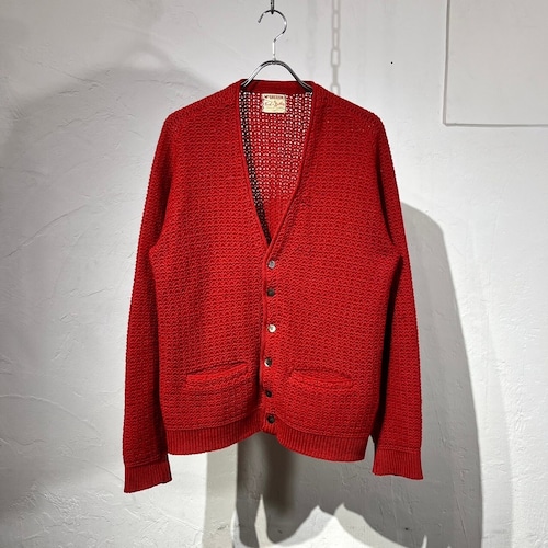 60s MsGREGOR Low Gauge Knit Cardigan