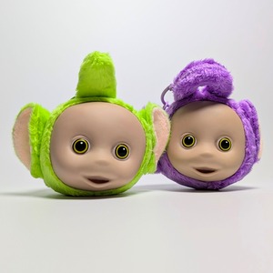 ☆VINTAGE 2000年初期☆【 Teletubbies ( テレタビーズ ) 】ぬいぐるみキーホルダー / フェイスキーホルダー 各種 〚アメリカン雑貨 アメトイ〛