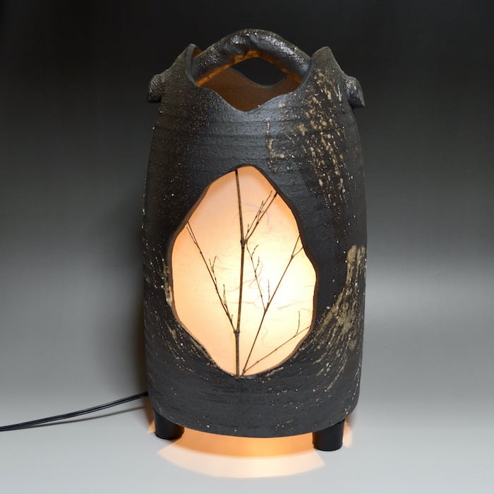 照明 焼物 陶器 陶芸 手作り 足元照明 照明 焼物 陶器 陶芸 手作り 足元照明