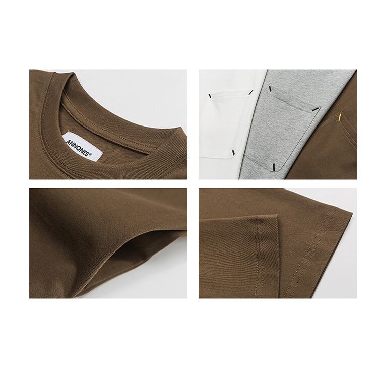 ★POCKET ROUND NECK HALF SLEEVE T　　　A0612