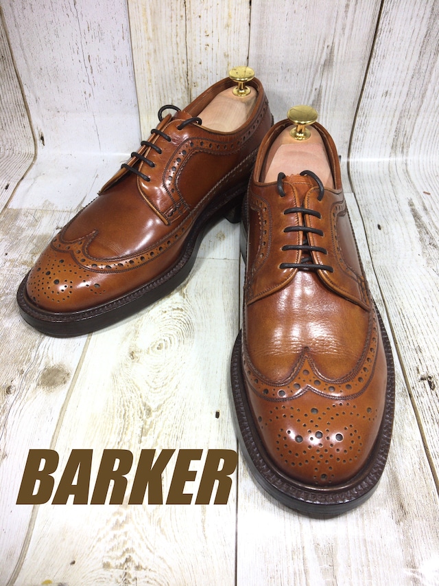 Barker バーカー フルブローグ UK7 25.5cm