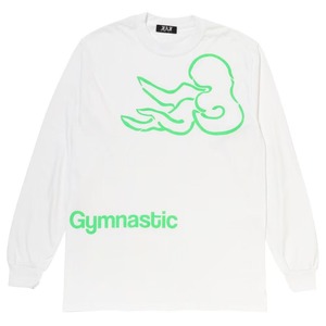 Gymnastic LS tee / white