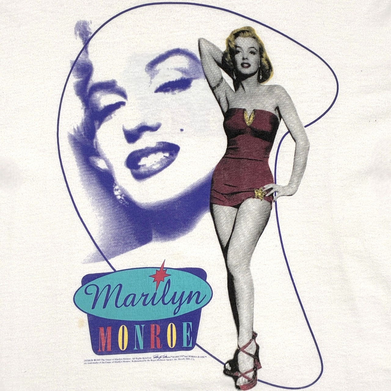 MARILYN MONROE '90s' FRUIT OF THE LOOM XL 680