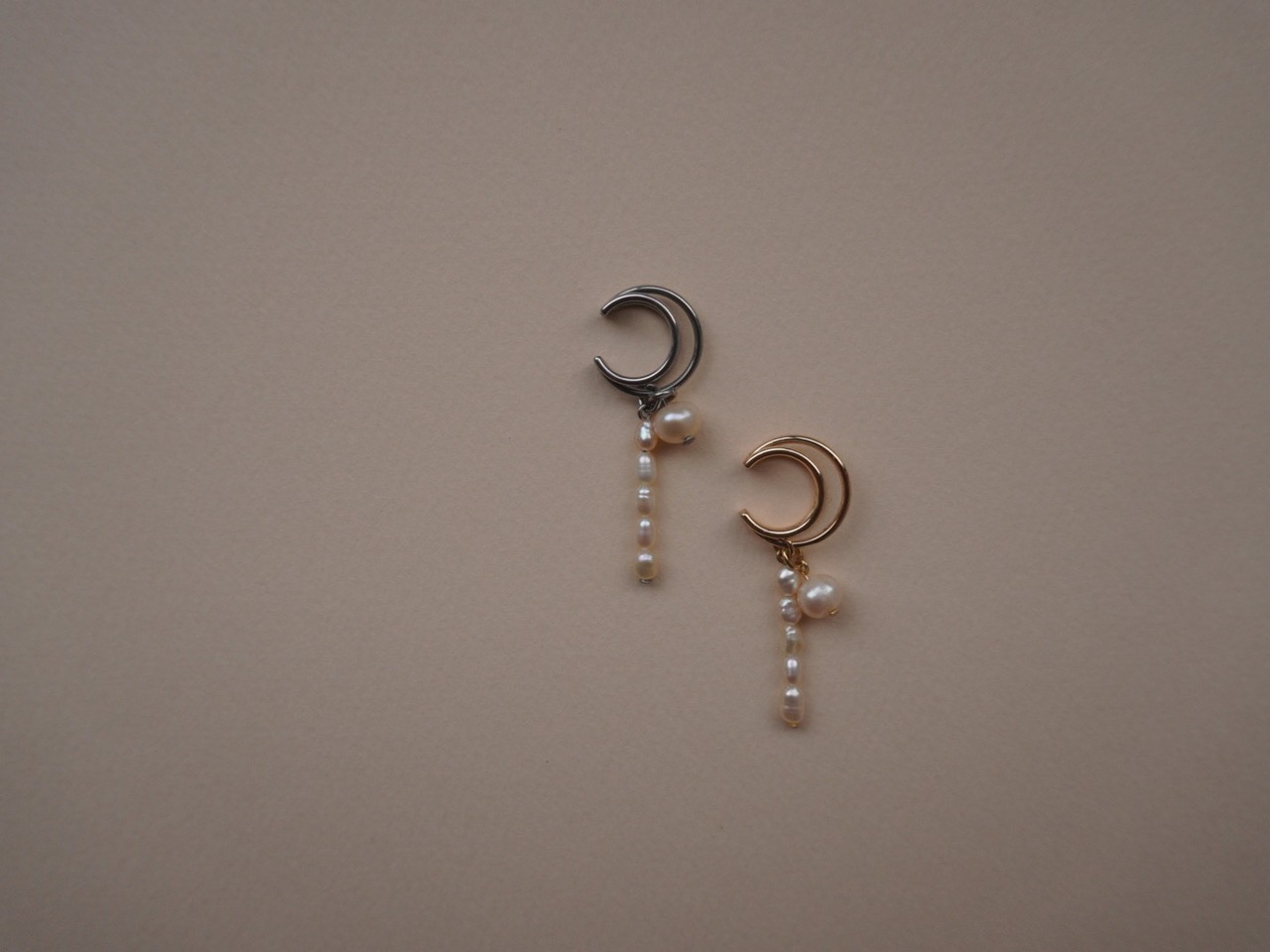 【 PURE 】swing pearl ear cuff no.1