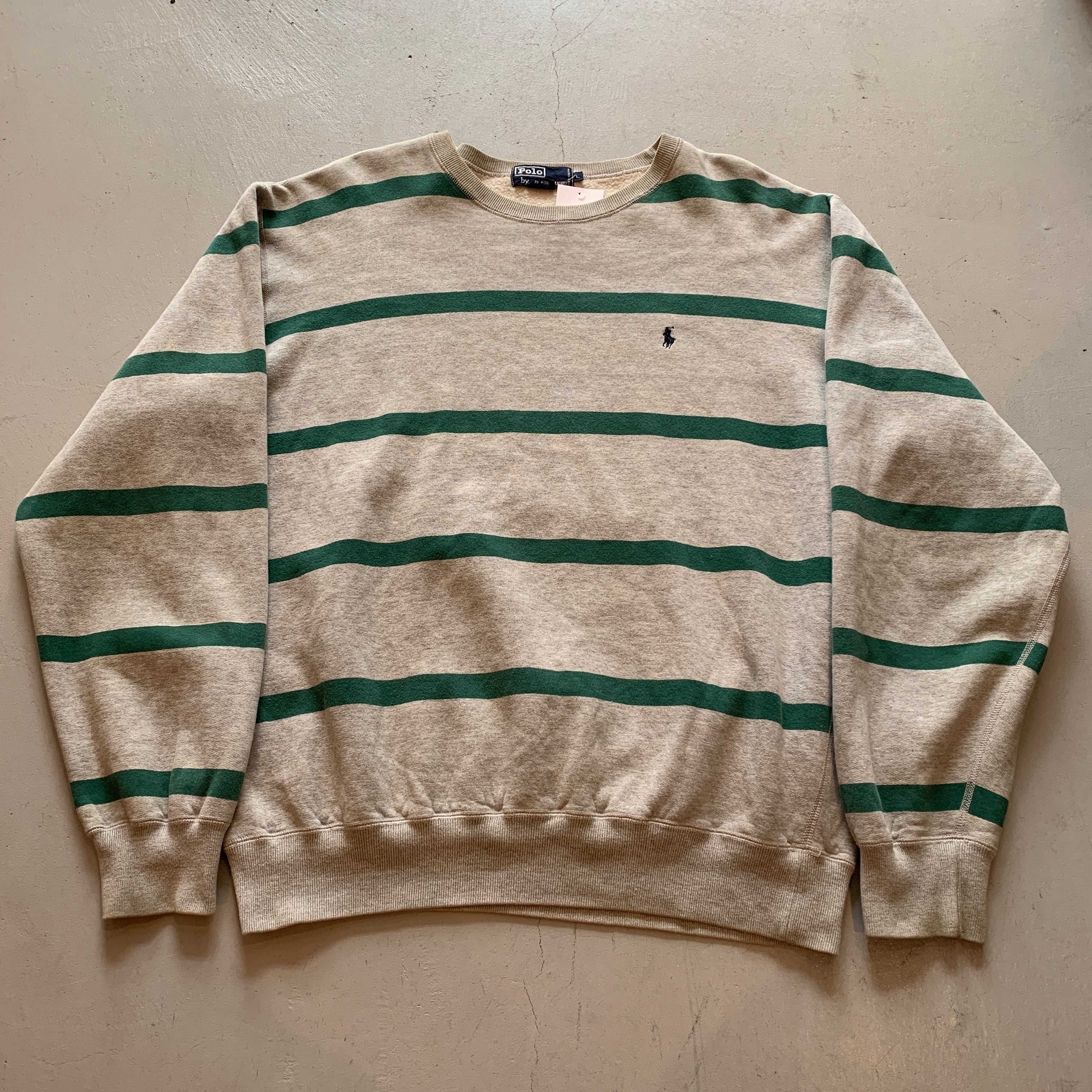 90s POLO Ralph Lauren border sweat【高円寺店】 | What'z up