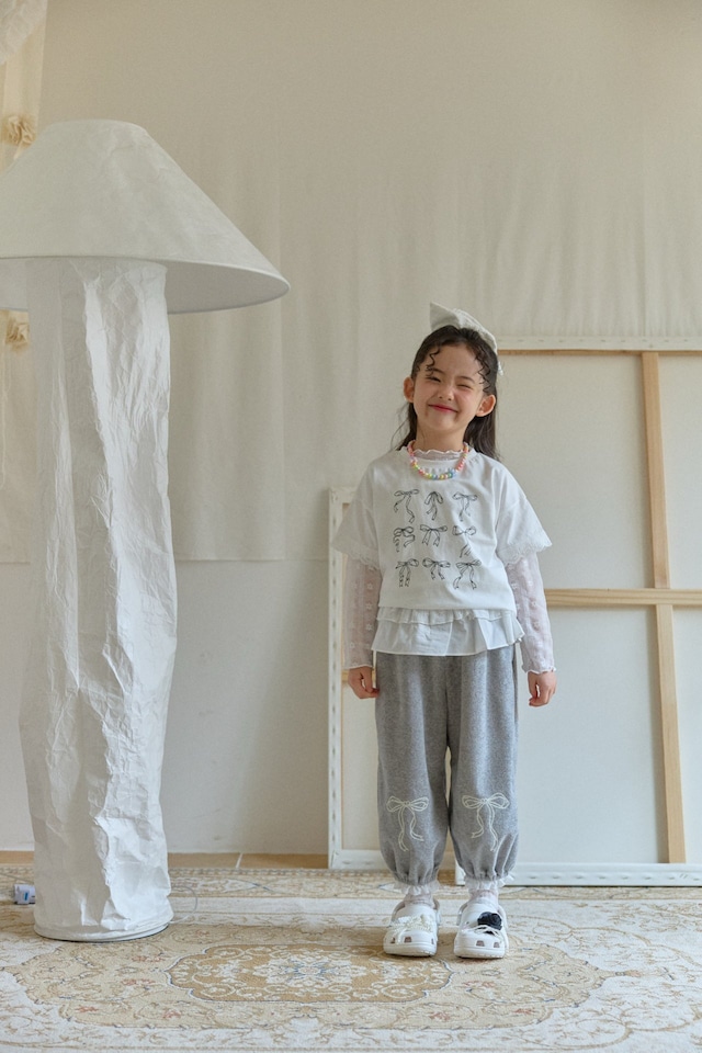 【1/26〆予約】<berryberry> Ribbon short sleeve T