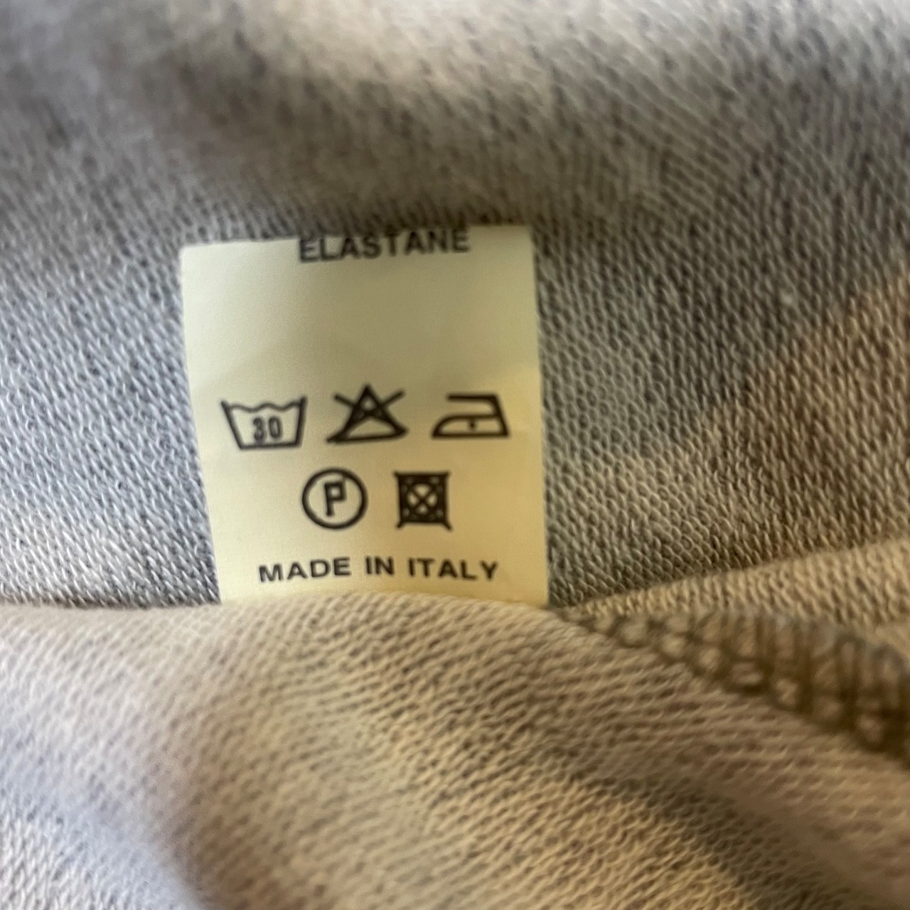 イタリア製 ショート丈 パフスリーブスウェット