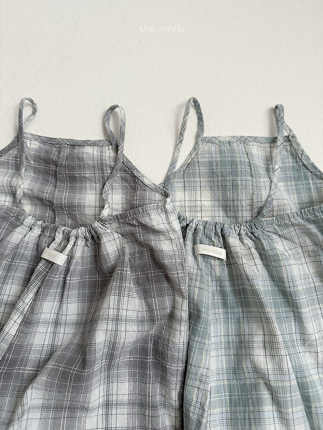 minirobe26su_Candy Checkered Overalls