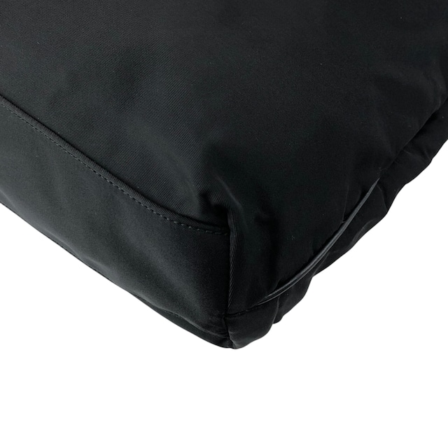 PRADA プラダ トートバッグ ブラック トライアングルロゴ ナイロン vintage ヴィンテージ オールド i7j56x