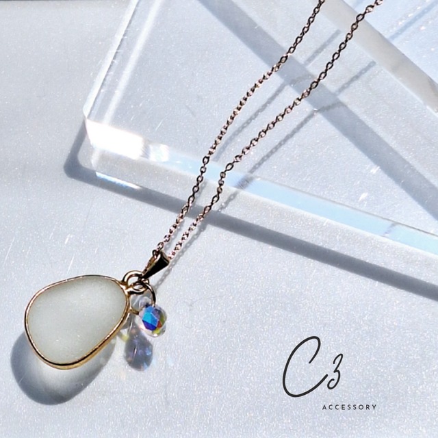 シーグラスとスワロフスキー