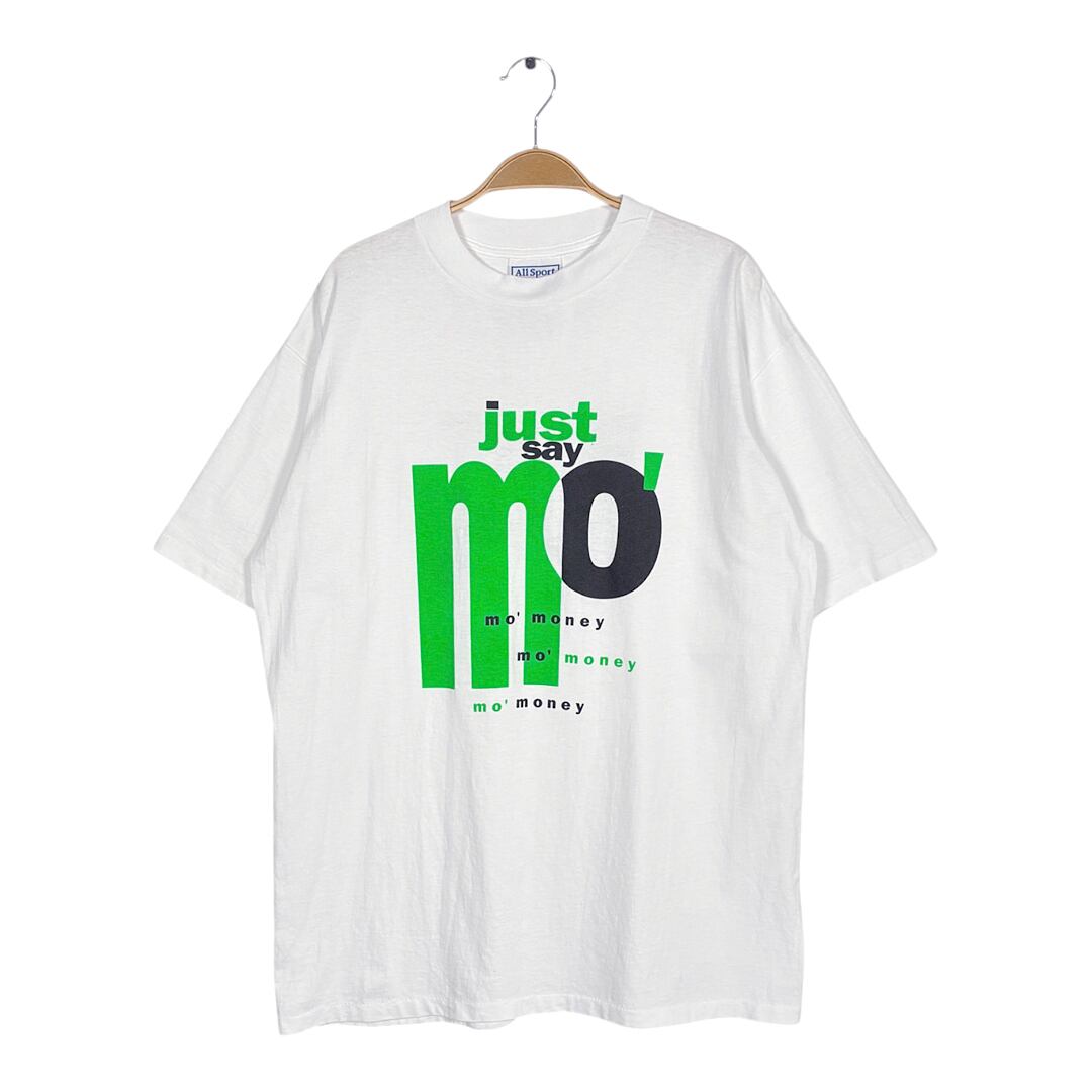 90s Mo' Money モーマネー デイモンウェイアンズ USA製 ヴィンテージ Tシャツ 映画 ムービーT シングルステッチ ALL SPORT メンズXL BA0024