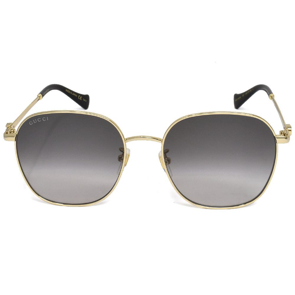 国内正規品 GUCCI SUNGLASSES ASIAN FIT GG1142SA 001 GOLD グッチ