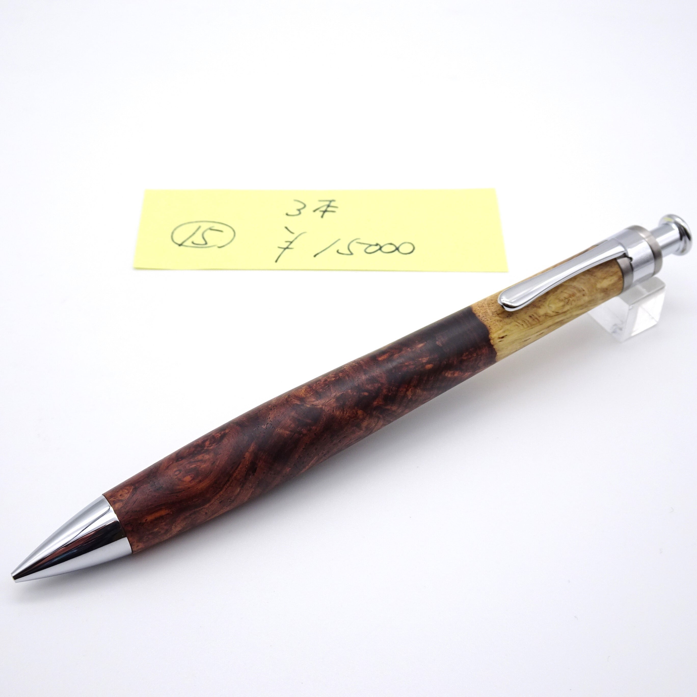 ⭐️値下げ交渉可⭐️ ルーチェペン　木軸ボールペン　工房楔　花梨紅白　こぶ杢 ⭐️値下げ交渉可⭐️ ルーチェペン 木軸ボールペン 工房楔 花梨紅白