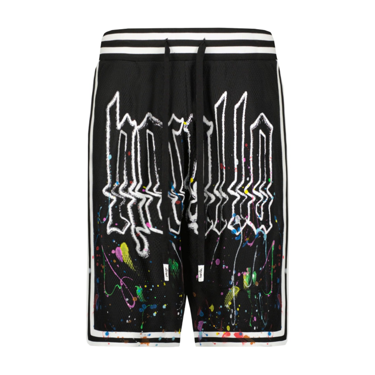 【Haculla】SMOTHERED IN PAINT BASKETBALL SHORTS(BLACK) - 1