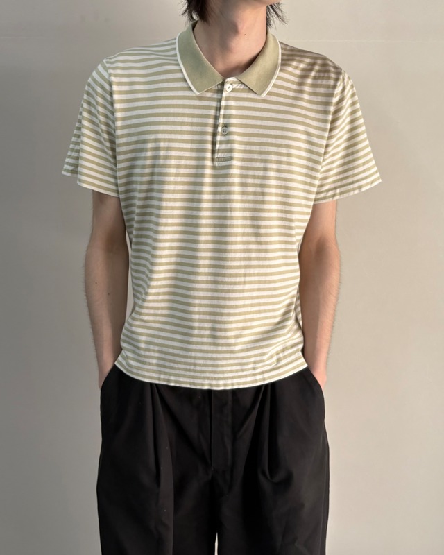 【DRIES VAN NOTEN】border polo shirt