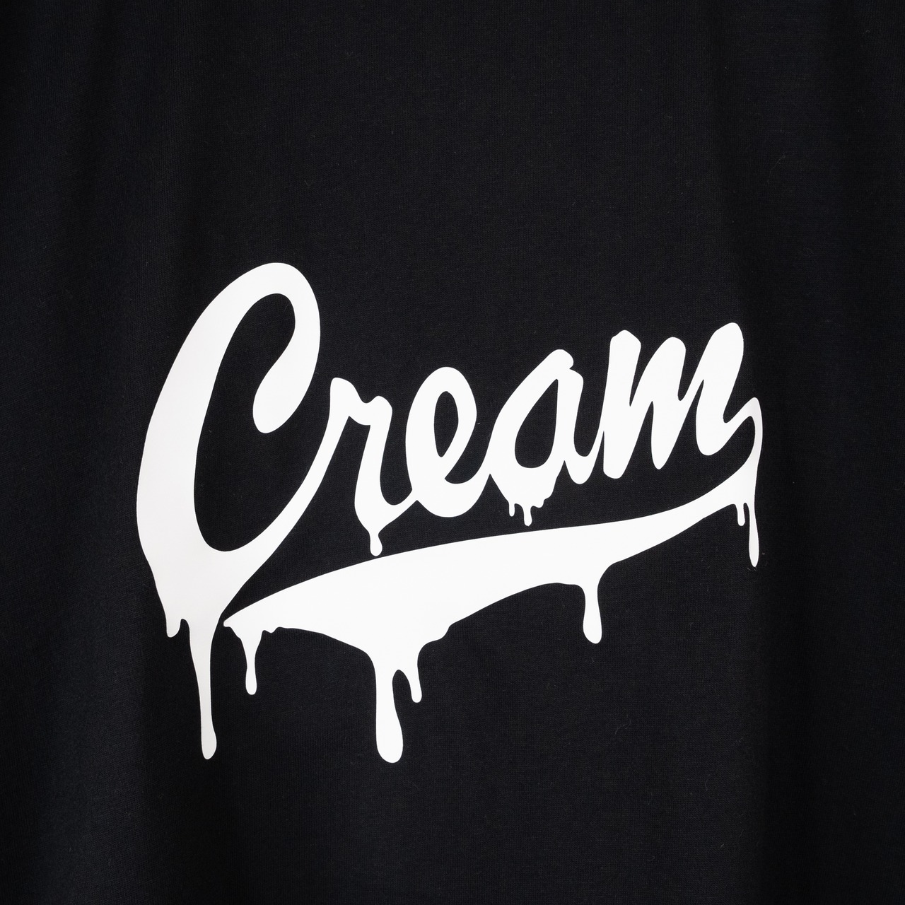 Drip logo T shirts -Black- white