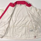 2WAY Kolwin コルウィン 長袖&半袖 ウインドブレーカー ジャケット M /ホワイト×ピンク/ゴルフ/レディース/裏メッシュ