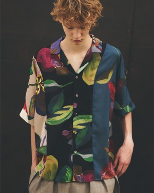 南仏の画家に愛されたトリコロールシャツ | CH-55129_BLACK