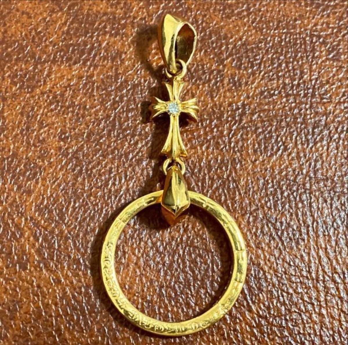 CHROME HEARTS クロムハーツ 22k アイウェアホルダー NTFL ループ 