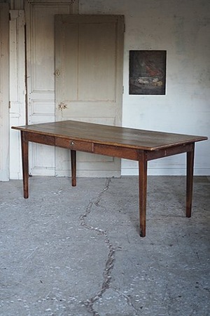 フレンチファーマーズテーブル-antique french oak table