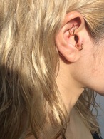 HEART Tragus body jewelry M 16G/K18YG, K18PG, Pt #LJ18033P ハート 