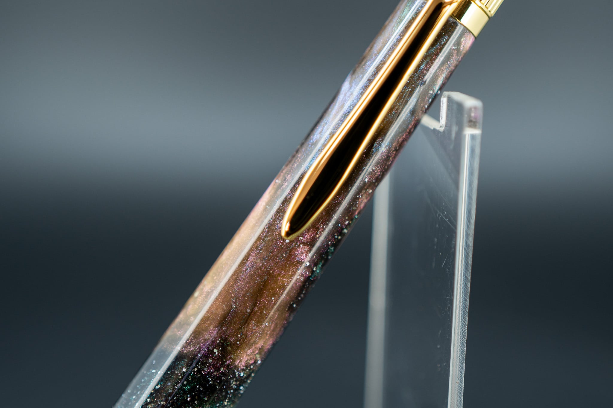 枯炭】屋久杉 浮造り 国産漆 Black BP | 木軸ペン工房 金杢犀