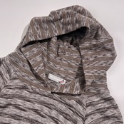 BEAMS BOY ビームスボーイ ボーダー フード 長袖 ニット ワンピース /ブラウン系 レディース