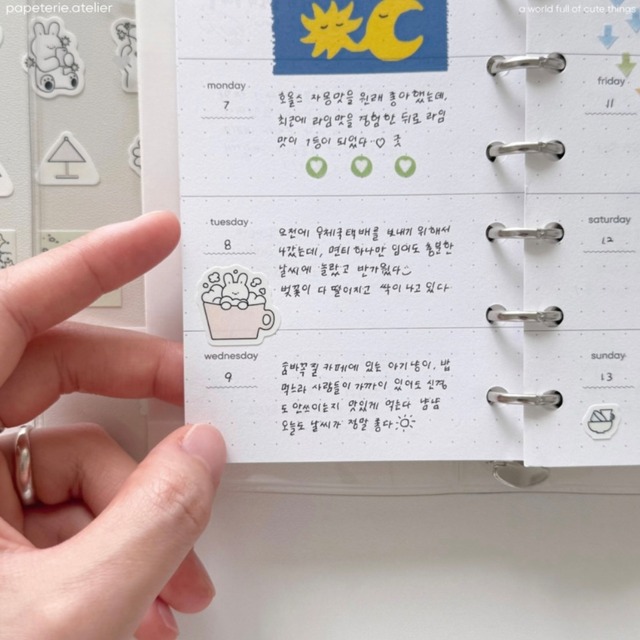 papeterie.atelier 〔 reve’s daily05 sticker〕