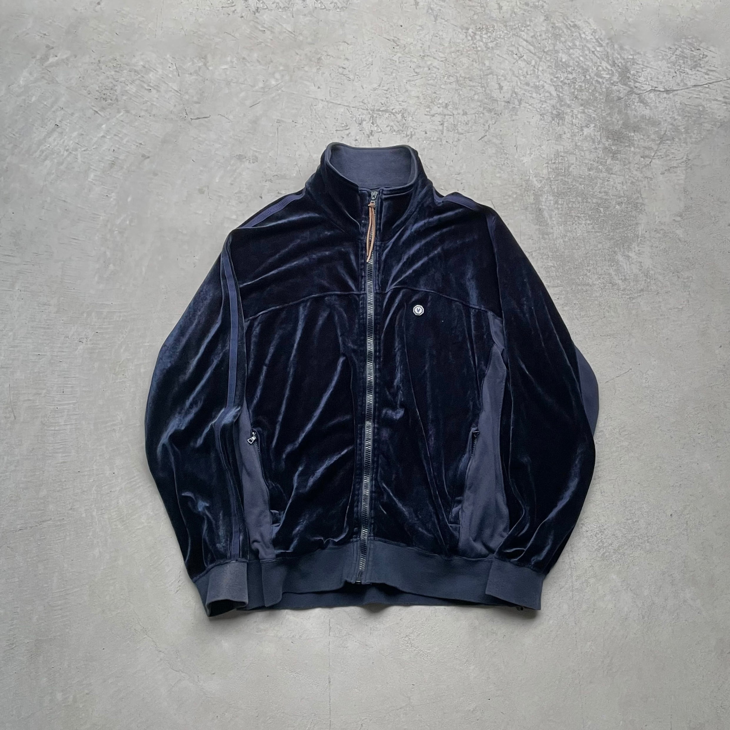 Visvim/hi neck velours track  jacket