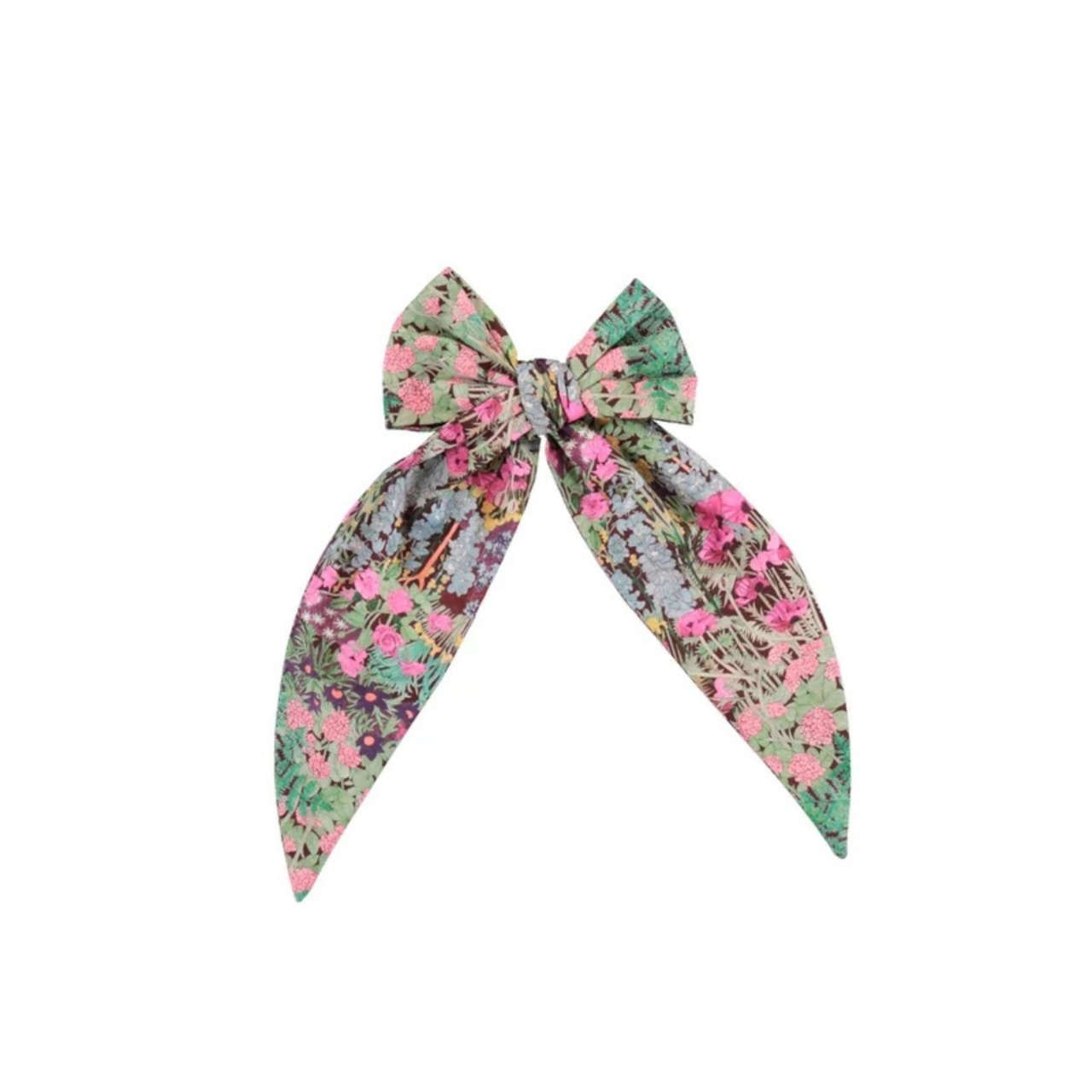 ＜BEBE ORGANIC＞Violeta Big Bow Liberty Anna's Haven｜キッズ リボンヘアクリップ - 1