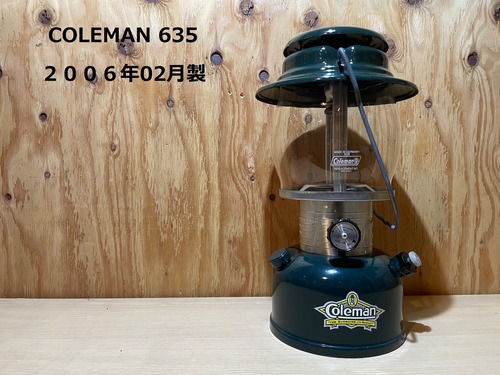 [vintage]Coleman 635/2006年02月/未使用/ケース＆箱＆当時取説他付