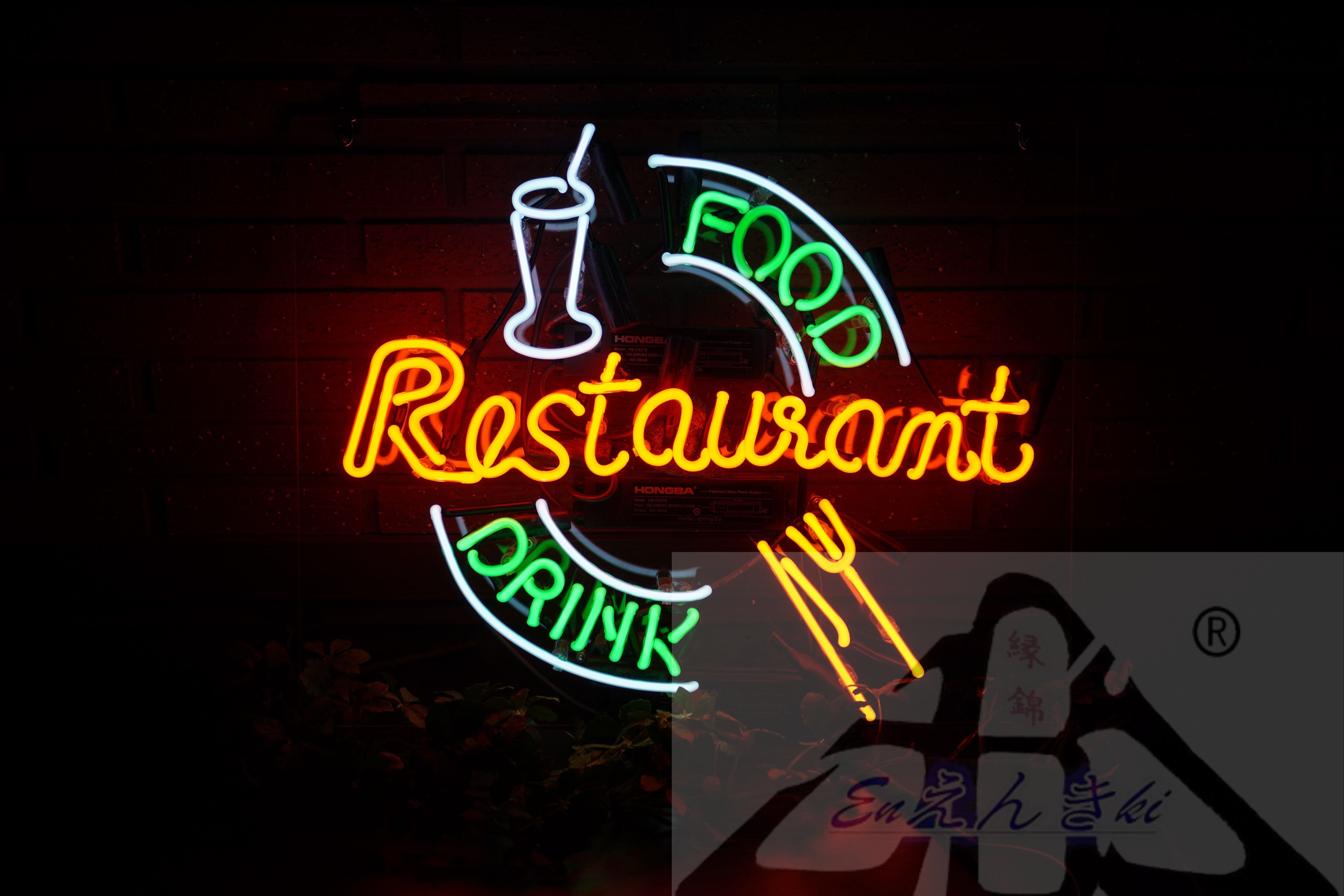 ネオンサイン Restaurant レストラン看板 フード＆ドリンクデザイン