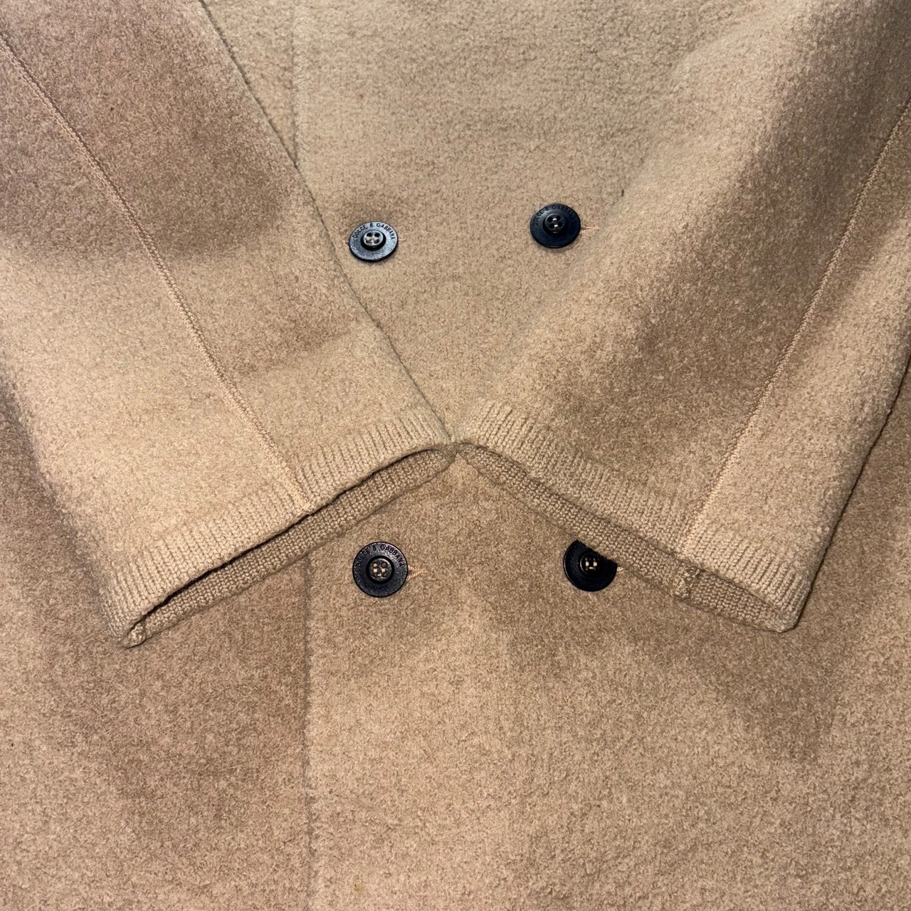early DOLCE&GABBANA tweed double breasted coat