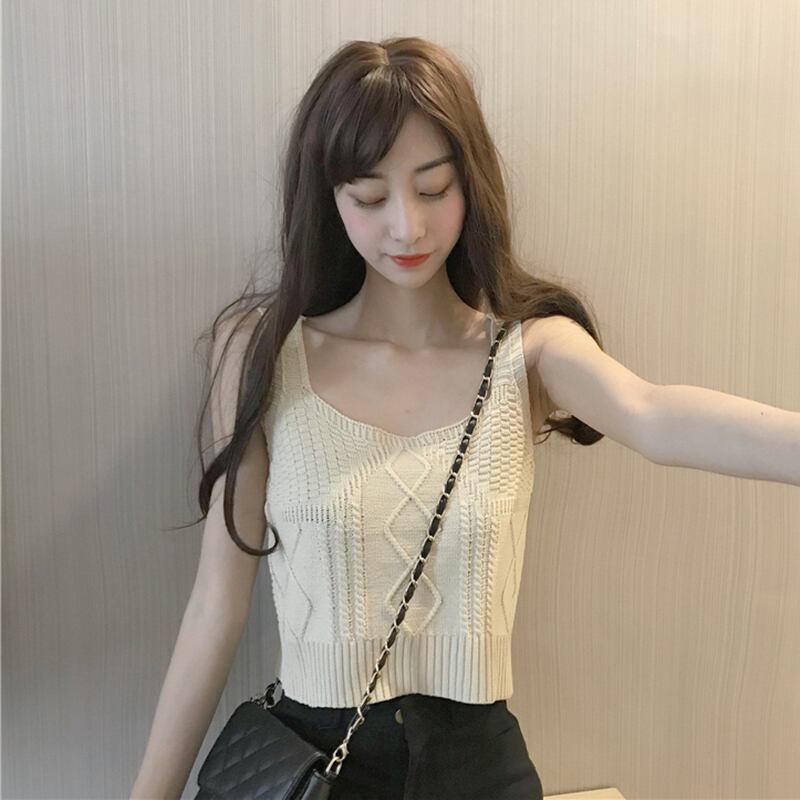 ニットサマーショートスリムシャツ トップス 夏物 YY-ファッション93388985940