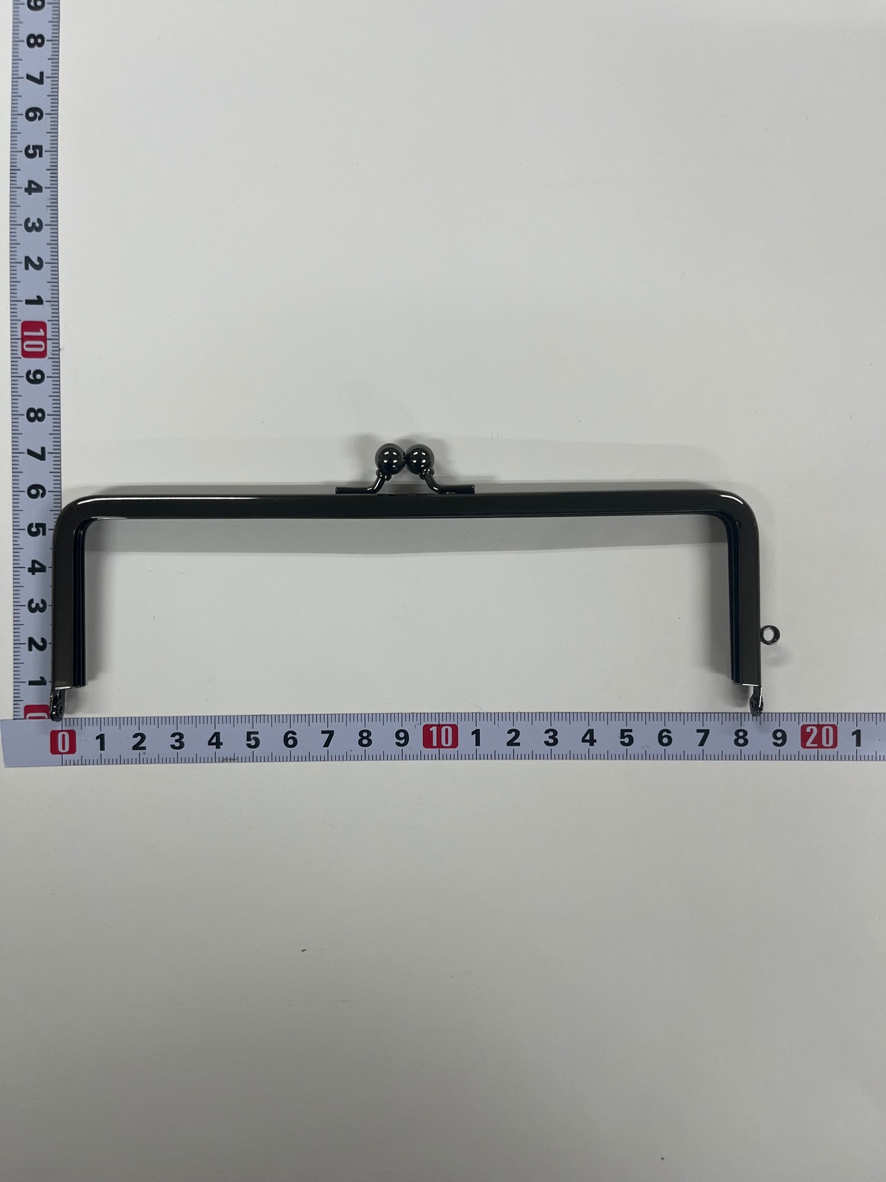 6×２（横約18.2×高さ約6㎝)　8㎜丸玉　ヨコカン　（ブラック）