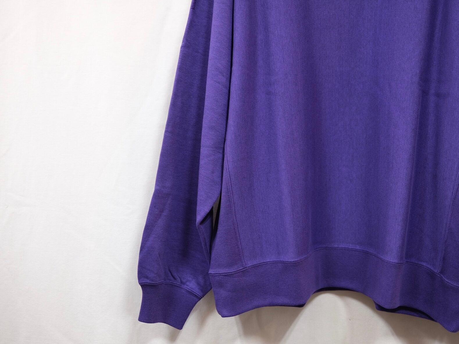 ULTERIOR”FADED SILKY TERRY RW SWEAT SHIRT VINTAGE VIOLET” | Lapel