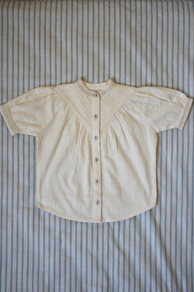 Bonjour Diary / Essential Shirt - Natural Organic Cotton Seersucker Voile