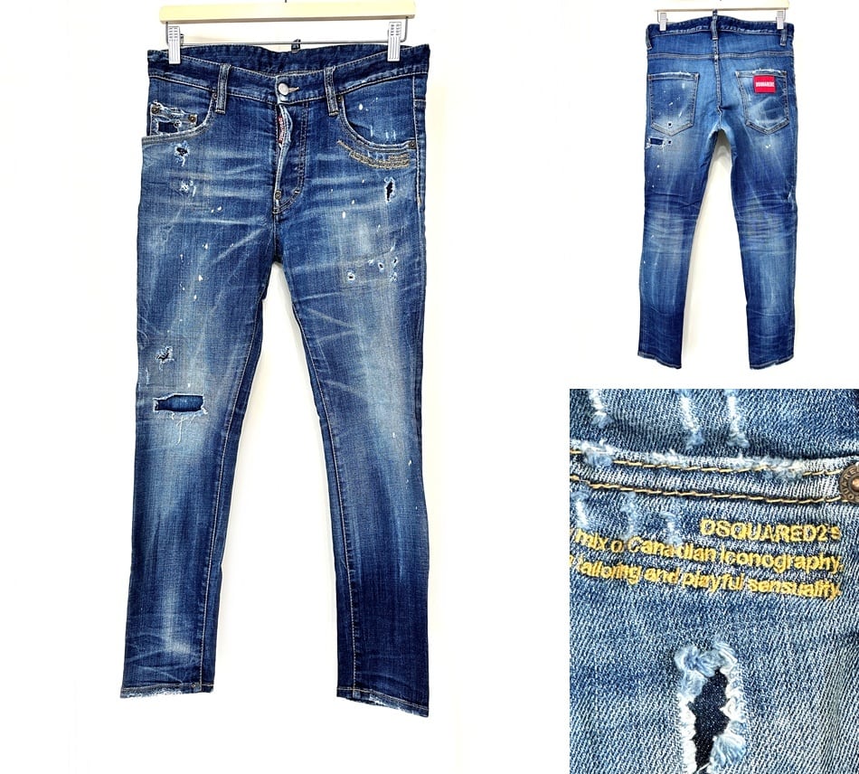 DSQUARED2 SKATER JEAN ディースクエアード 20AW スリム デニム パンツ