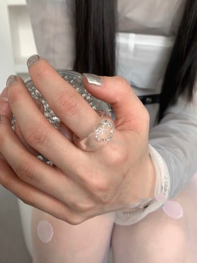 【即納商品】clarify heart ring